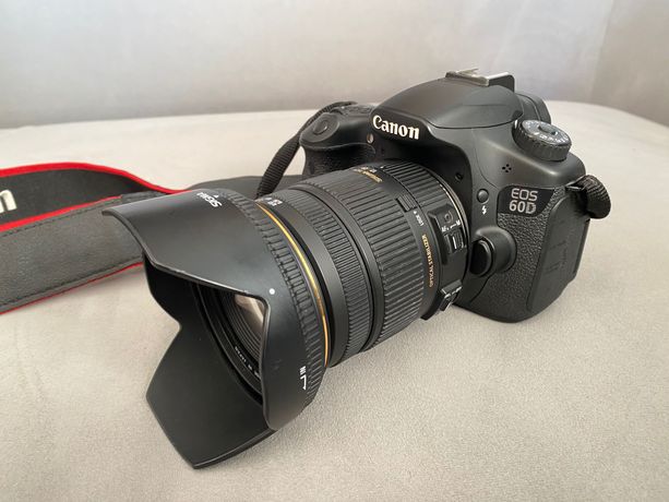 Aparat Canon EOS 60D + Sigma EF-S 17-50 mm f2.8 EX DC OŚ HSM