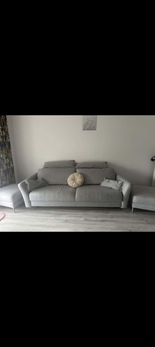 Sofa Lira + pufa ( 2 szt )