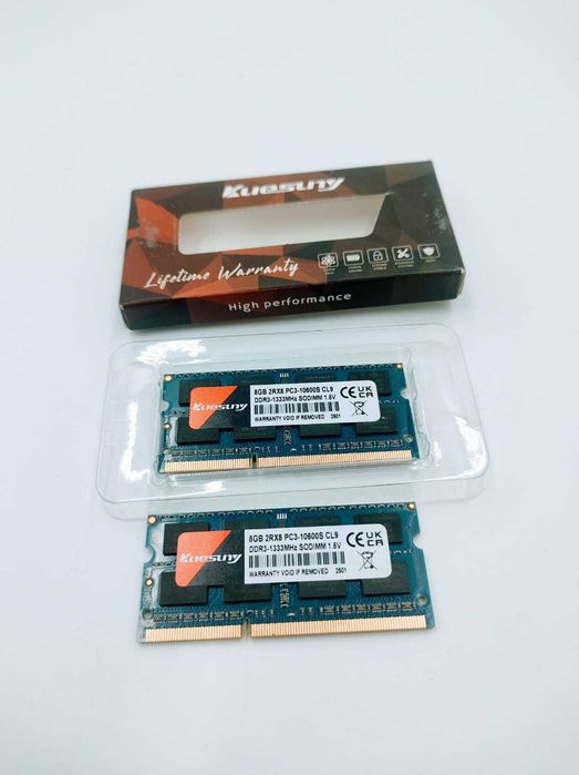 Pamięć DDR3 16GB (2×8GB)1333MHz PC3-10600S SODIMM do laptopów i Mac