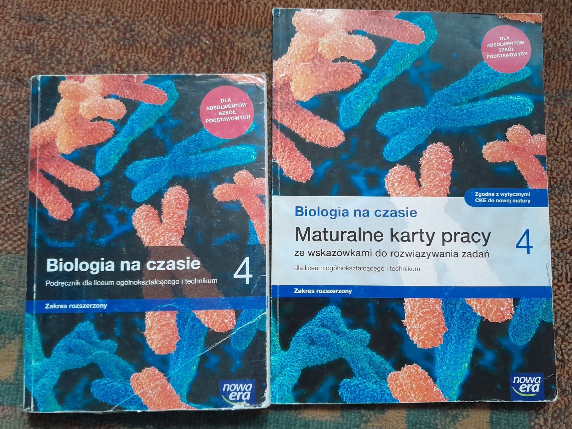 Podręcznik Biologia na czasie 4 + karty pracy 4 zakres rozszerzony