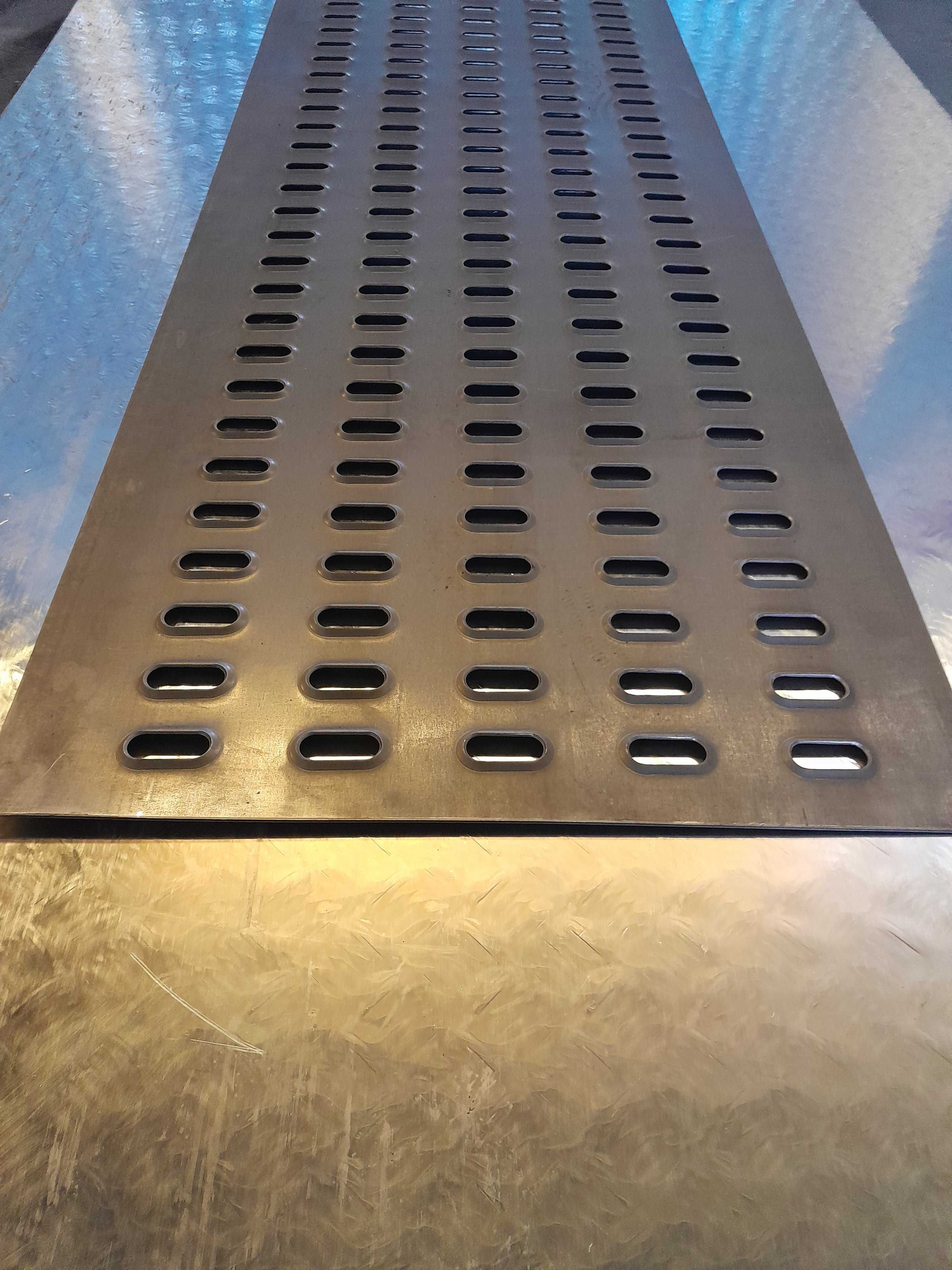Blacha Lohr Stalowa Ocynk 500mm 4 Otwory gróbośc 4mm Producent