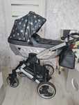 Wózek spacerowy plus gondola Junama diamond silver