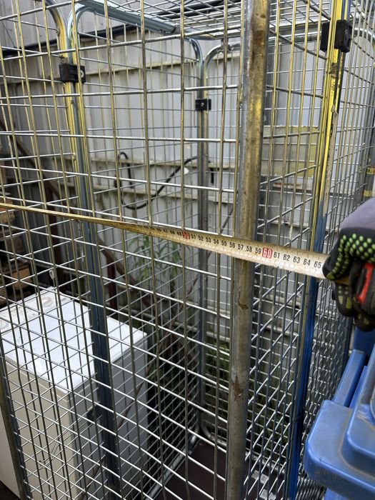 Wózek magazynowy rollkontener wózek siatkowy