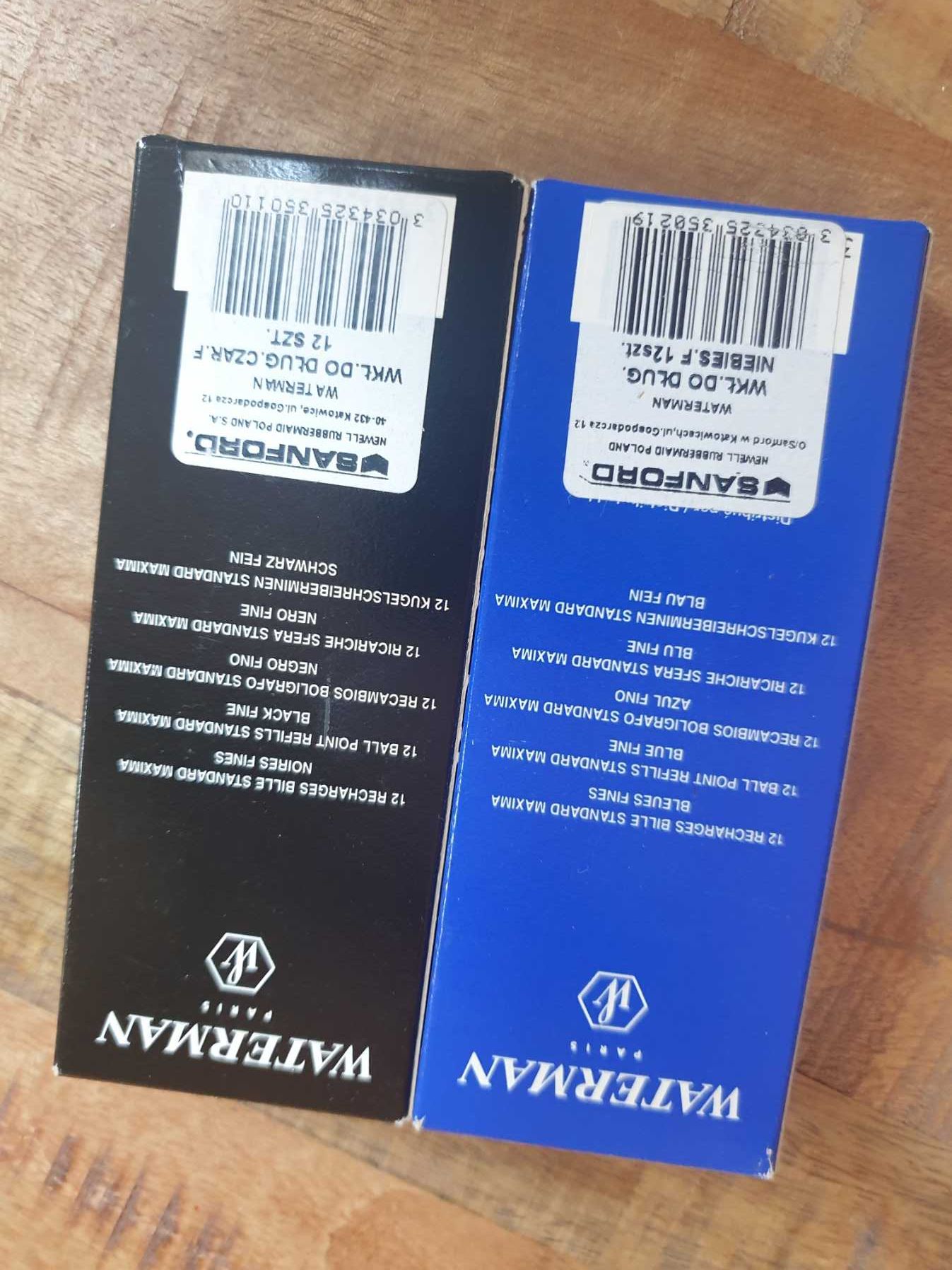 Wkład do długopisu Waterman Czarny