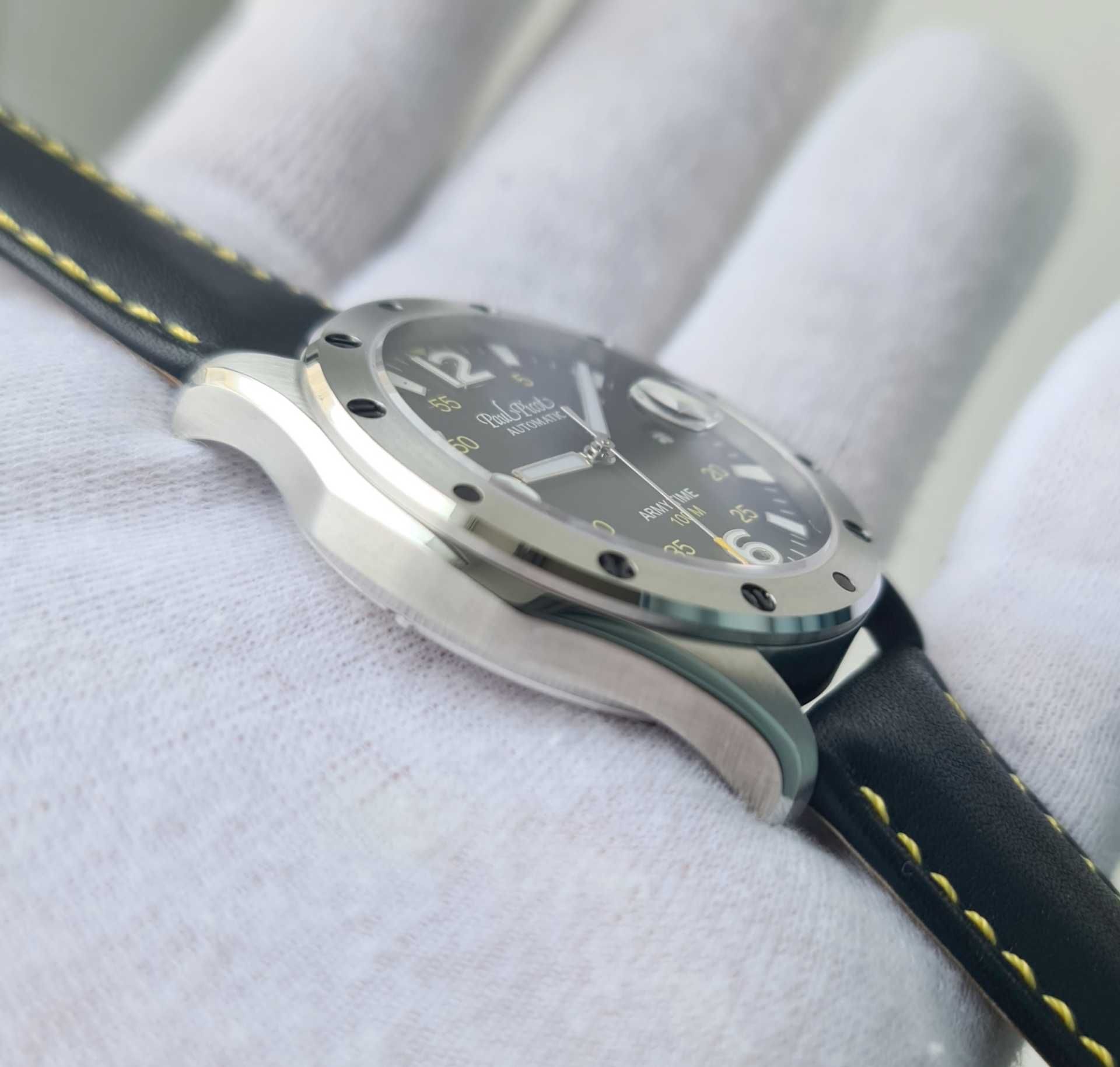 Чоловічий годинник Paul Picot Army Time Flyingstar P9153 Automatic нов