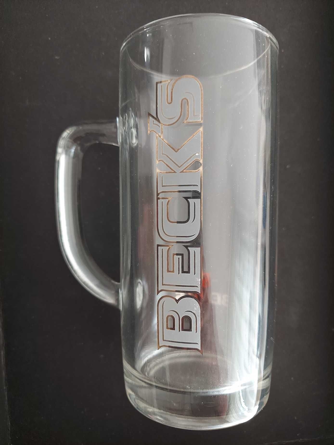Kufel, szklanka, pokal do piwa 0,3 l Beck's szkło