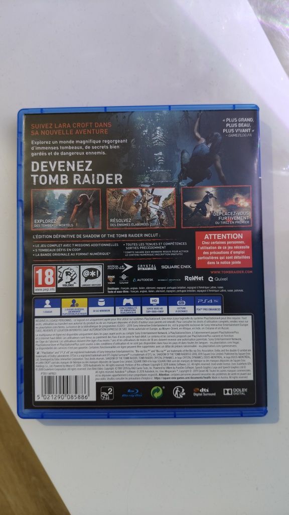 Shadow Of The Tomb Raider Definitive Edition PS4 PS5 PL napisy dubbing