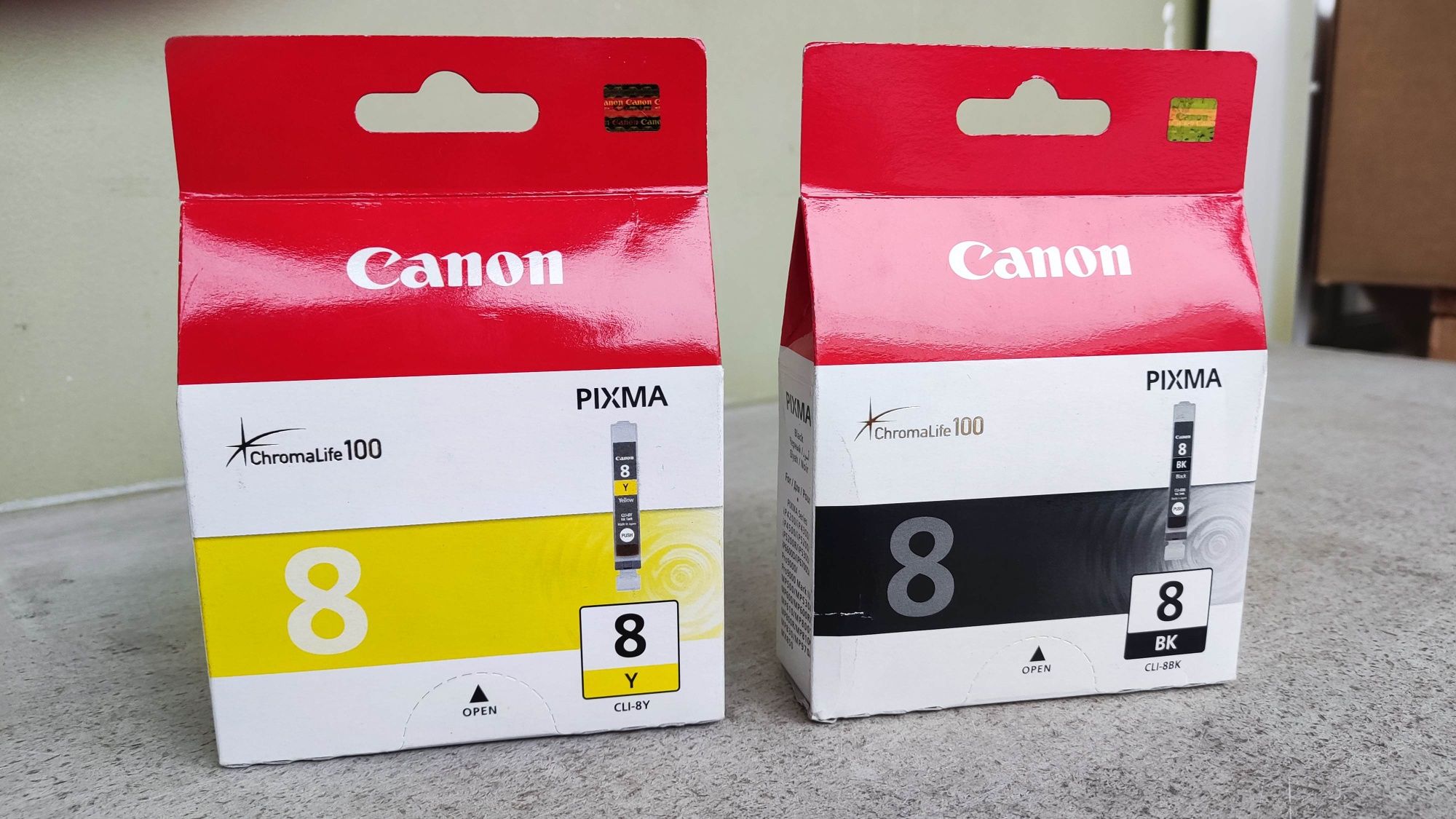 Картридж Canon CLI-8Y жёлтый черный