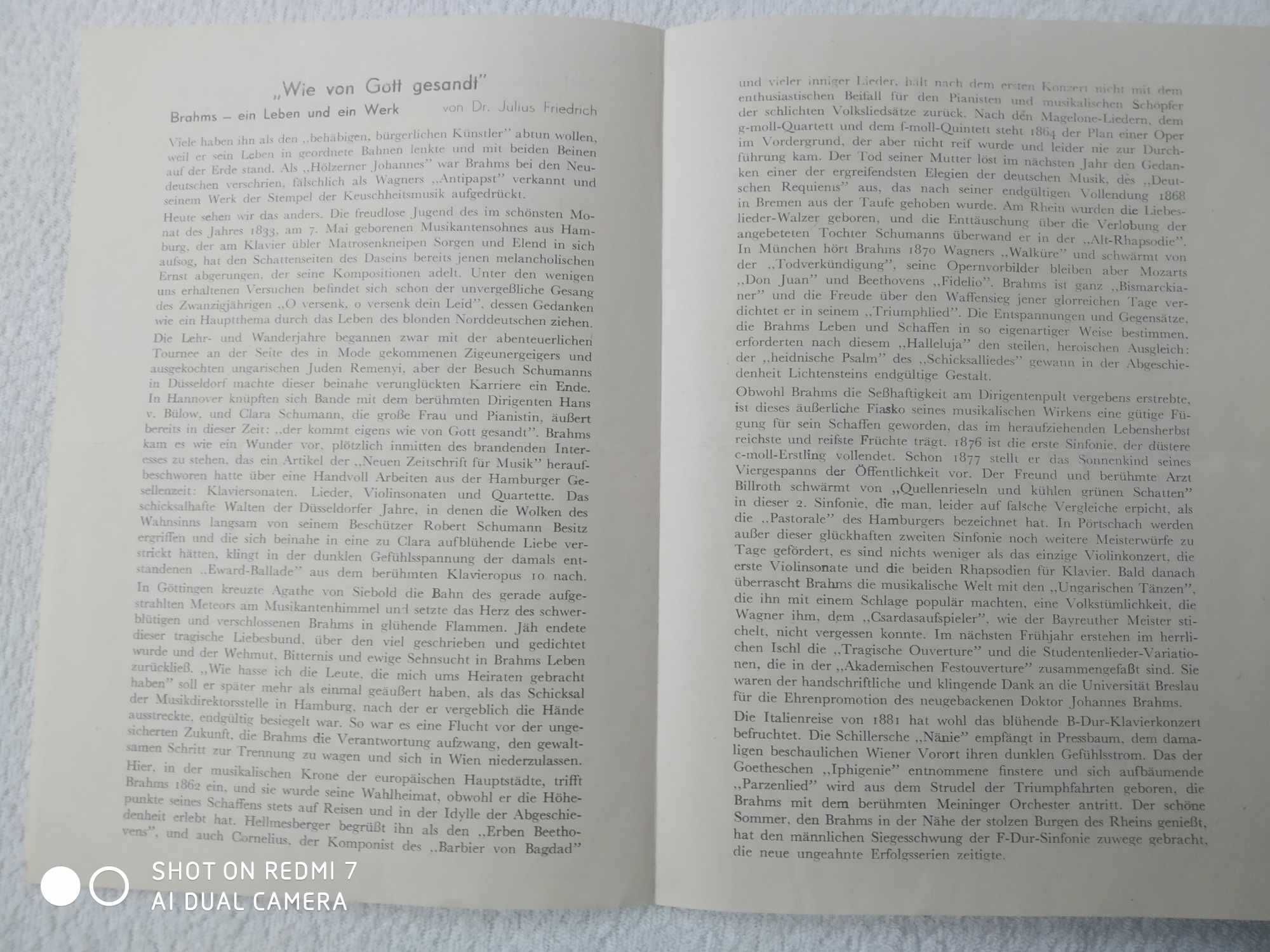 bilet i program koncertu 19 kwietnia 1944. Filharmonia Gen. Gub.