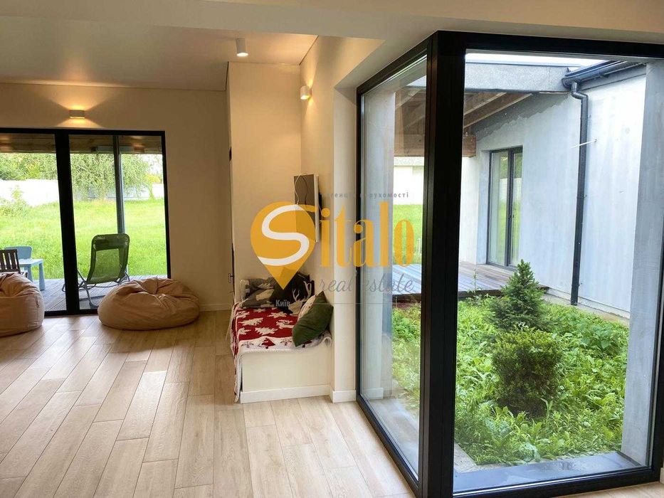 Новий будинок High-tech: ремонт, камін та тераса, Глеваха, 4кім, 22сот