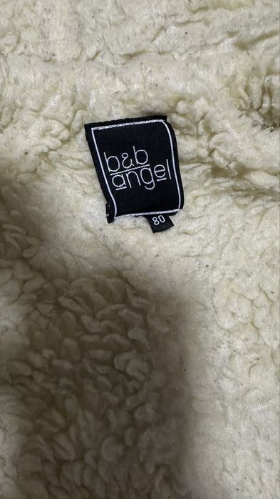 Зимовий комбінезон на овчині 80 розмір з пінетками