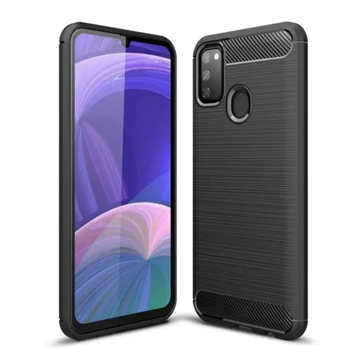 Carbon Case Elastyczne Etui Pokrowiec Samsung Galaxy M30S/Galaxy M21