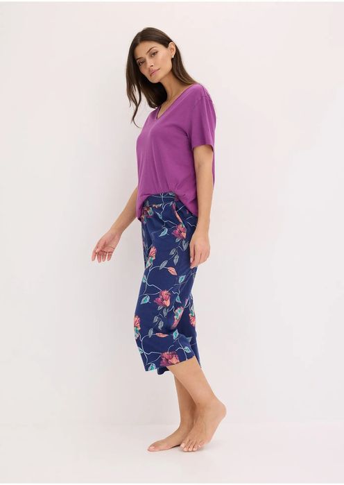 B.P.C spodnie z nadrukiem kolorowym dżersejowe r.36/38