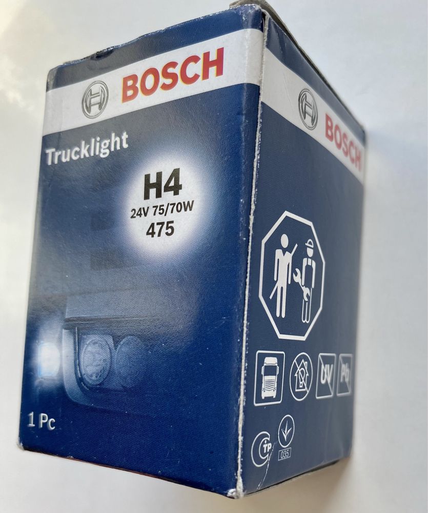 Автомобильная лампа Bosch H4 Trucklight 24V 75/70W цоколь Р43Т