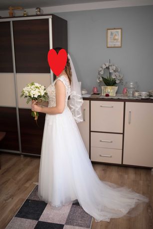 OKAZJA - Piękna suknia ślubna