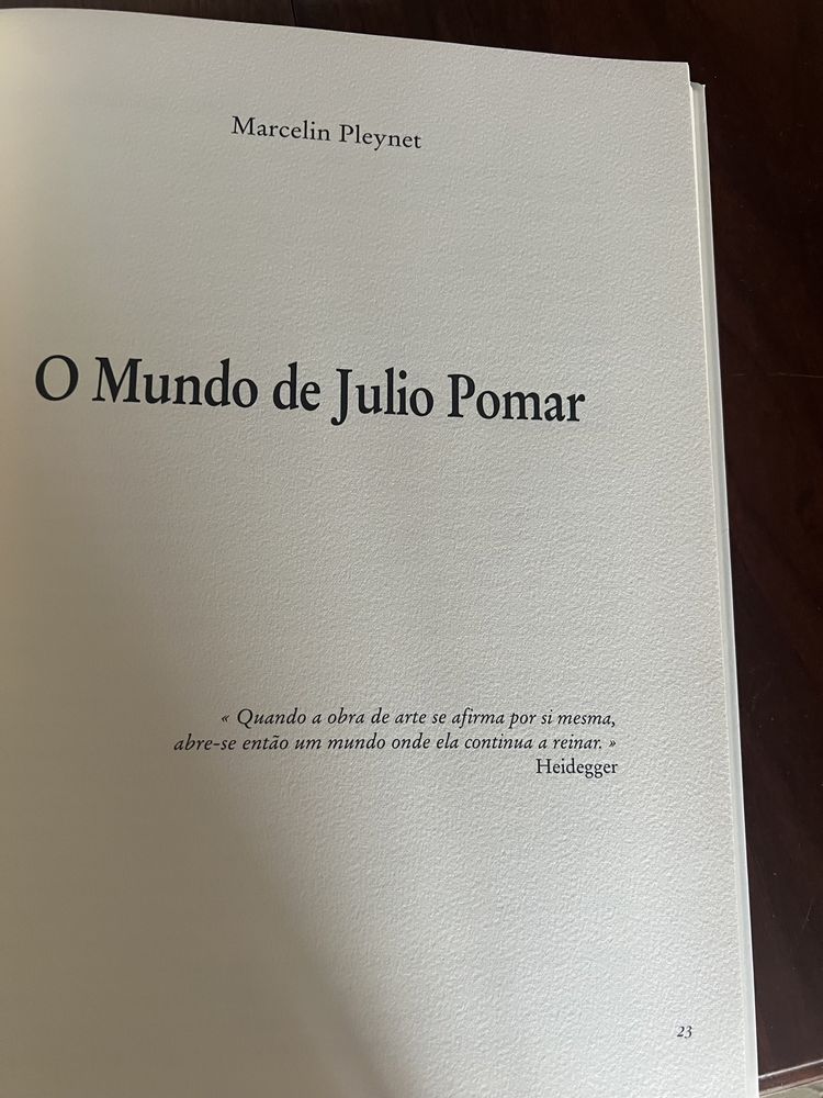 Livro Júlio Pomar Les joies de vivre