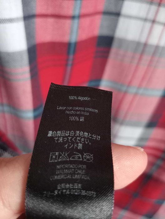 Bawełniana koszula rozpinana damska w kratę 46/3XL/18 George