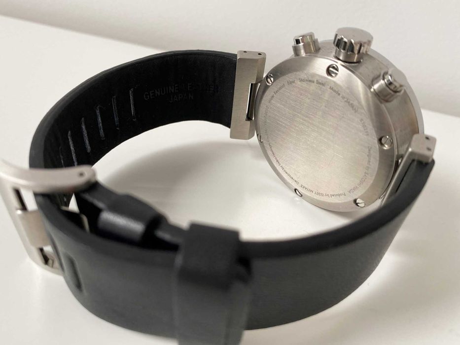 Zegarek męski Issey Miyake W SILAY003 | Chronograf design | czarny