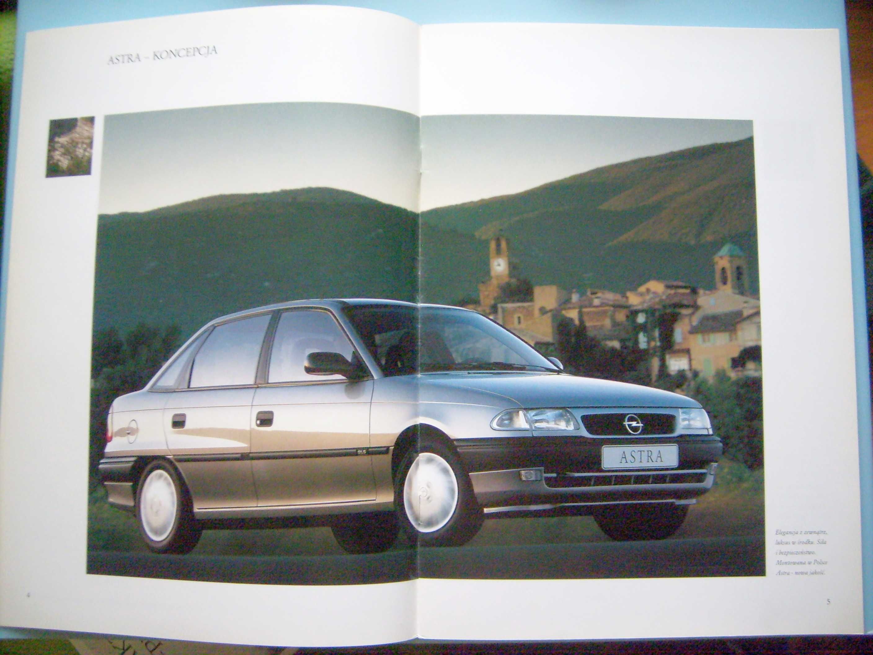 Opel Astra F Sedan '97 POLSKA / prospekt 28 str., WYPRZEDAŻ RABATY !