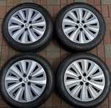 Оригінальні диски з новою зимовою резиною Skoda R17 215/55 Goodyear