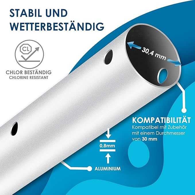 Drążek teleskopowy do basenu