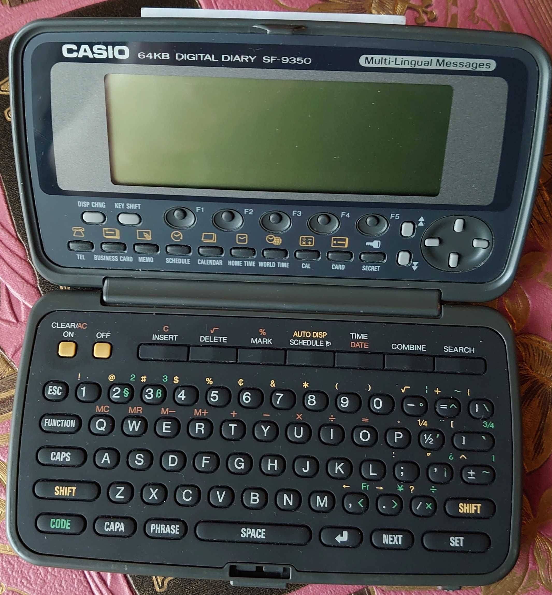 Casio Digital diary sf-9350