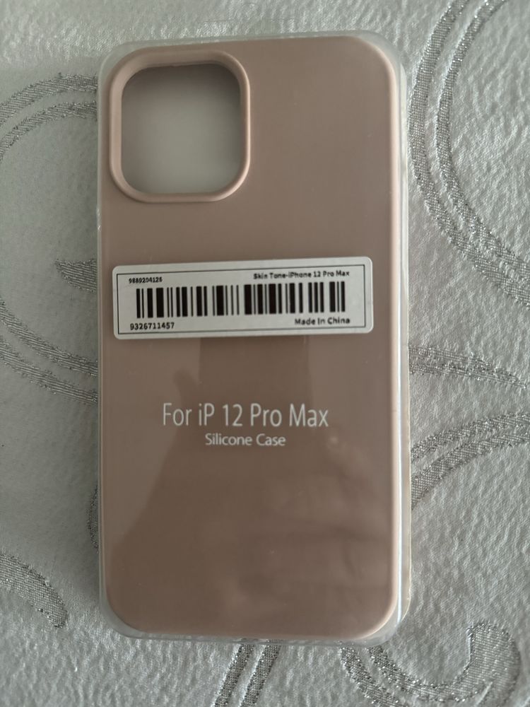 Capa silicone iphone 12 Pro max Cor de rosa