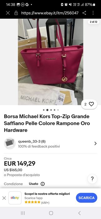 Сумка шоппер Michael Kors оригинал!