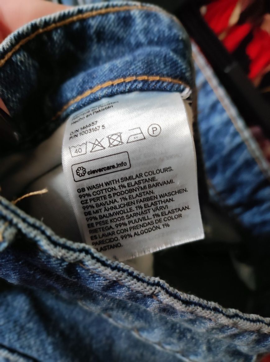 Straight high waist jeans 48 H&M divided