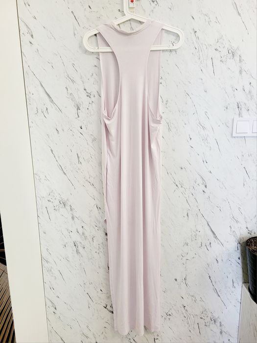 Sukienka premium asymetryczna mini maxi biały lotos white lotus