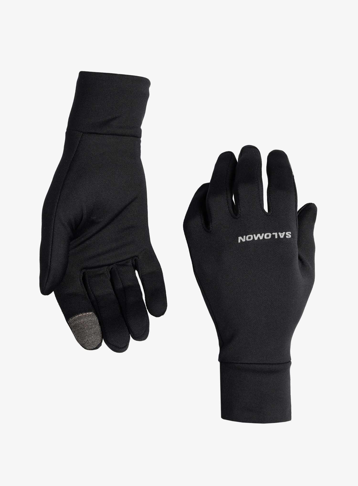 Rękawiczki do biegania Salomon Cross Warm Glove U Czarne roz.M