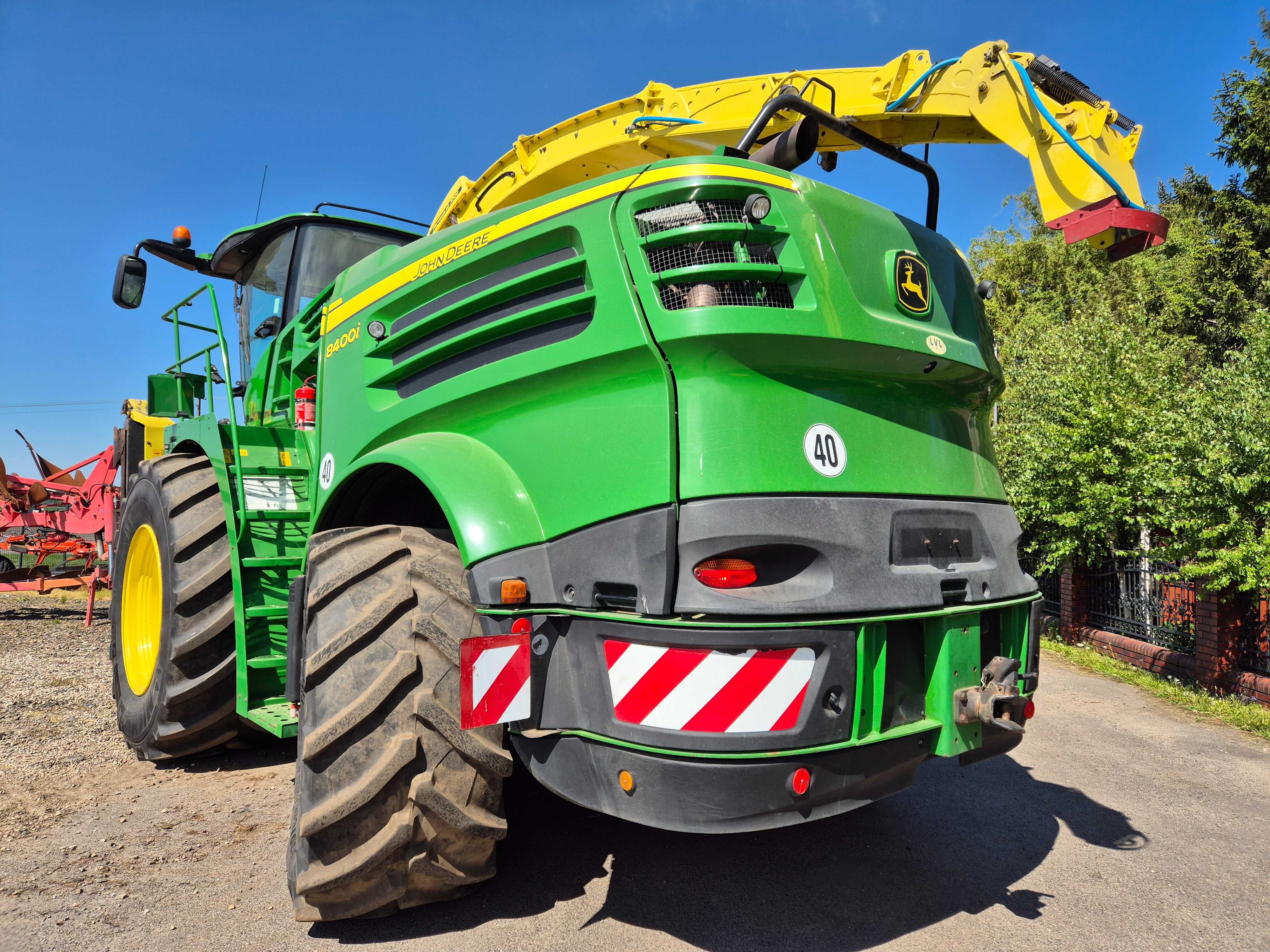 John Deere 8400i Kemper Plus 360 ProDrive 40Km/h Pick Up 639 z Niemiec