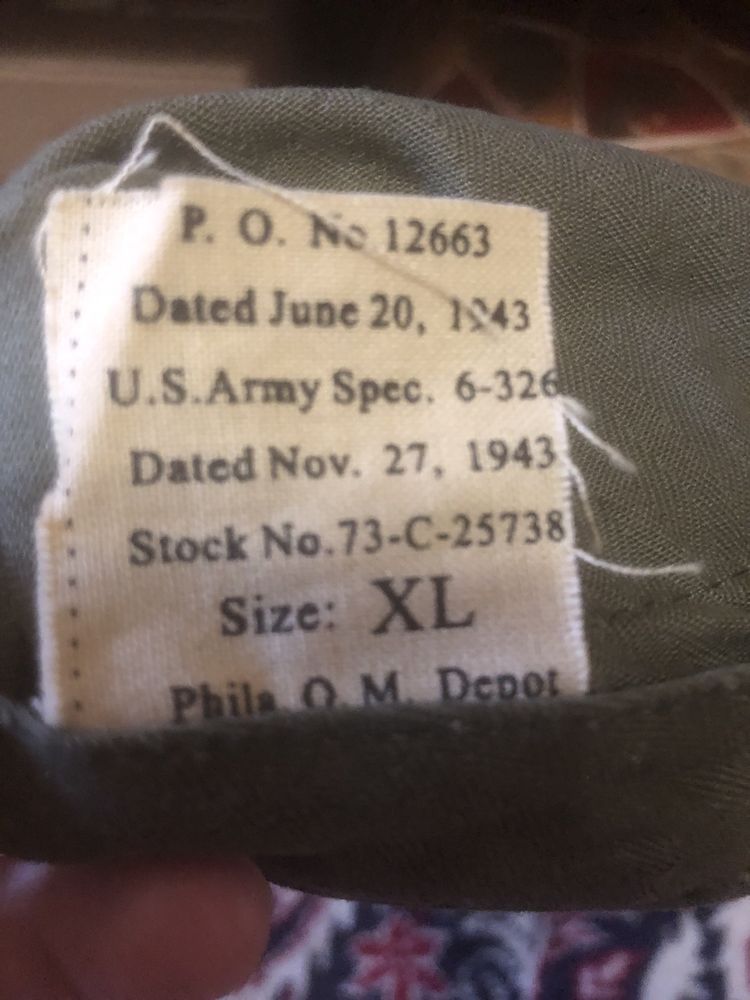 Кепка Us Army Field Cap WWll винтаж