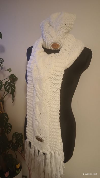 Komplet czapka szalik ala Michael Kors