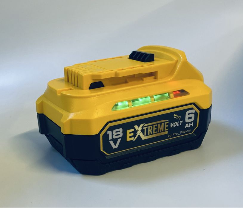 Dewalt XR Akumulator Do Dewalt 18V 6.0Ah Li-Ionz gumową powłoką
