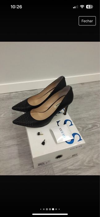 Sapatos Guess, originais, em pele