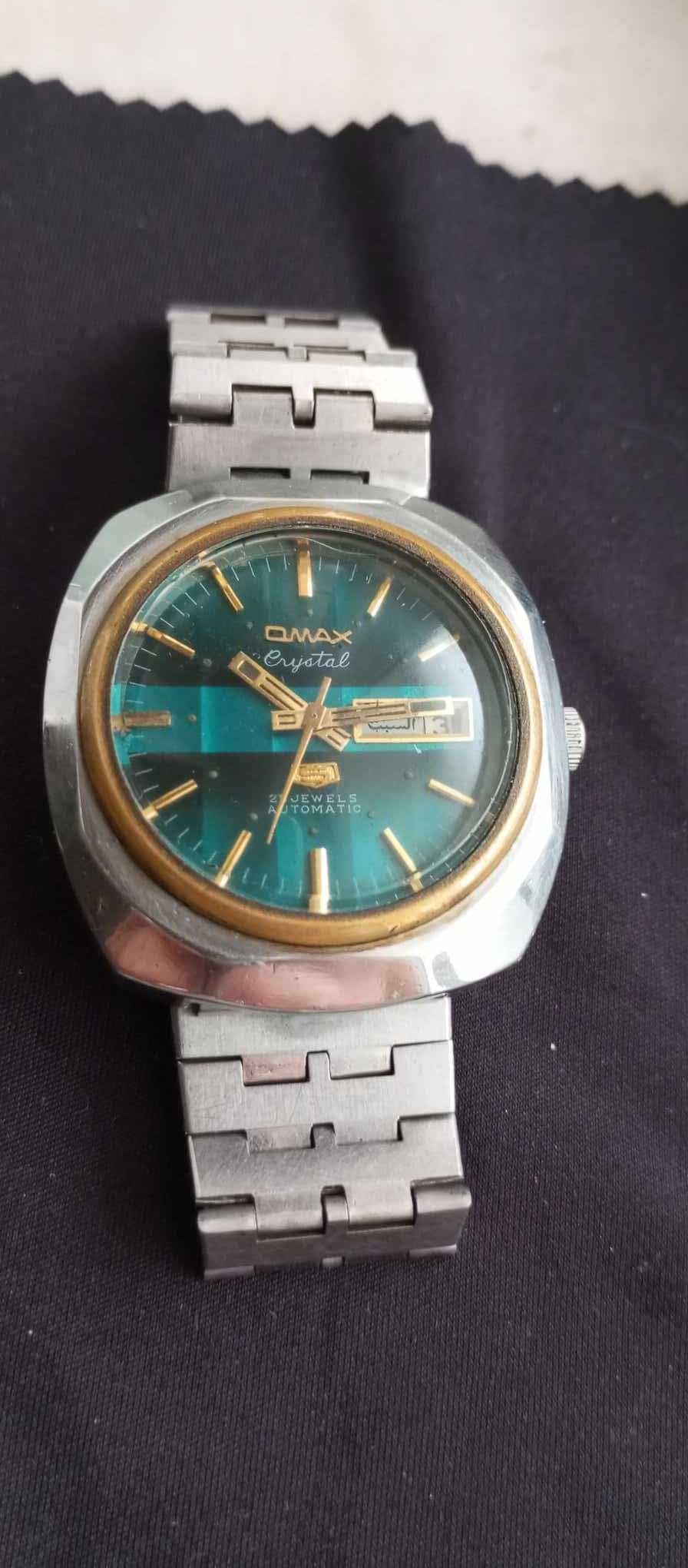 Relógio vintage Omax automático