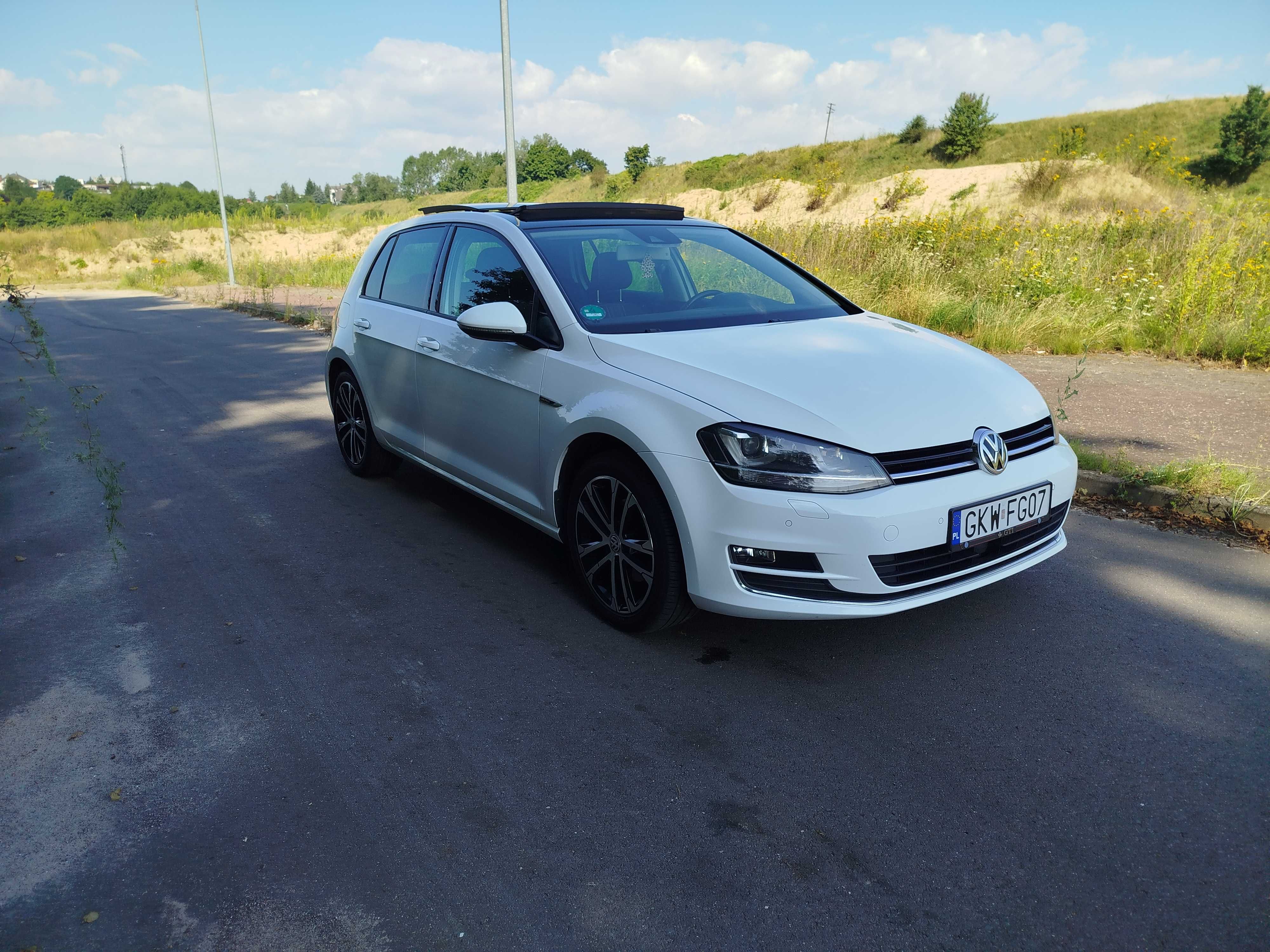 VW Golf 7 1.6 TDI Automat Ledy Bezwypadkowy Szklany Dach zadbany