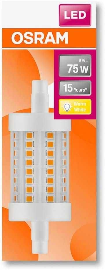 Żarówka żarnik OSRAM LED 8W = 75W do halogen lampa naświetlacz R7s 78