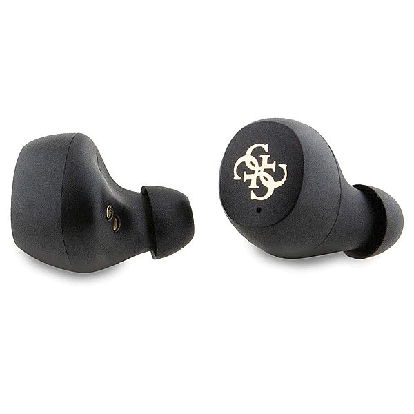 Słuchawki Bluetooth TWS Guess 4G Metal ze stacją dokującą ENC - brązow