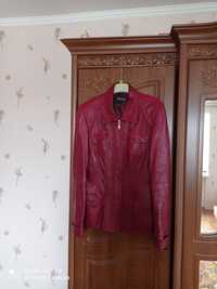 Кожаный пиджак курточка размер 54 Весна натуральная кожа
