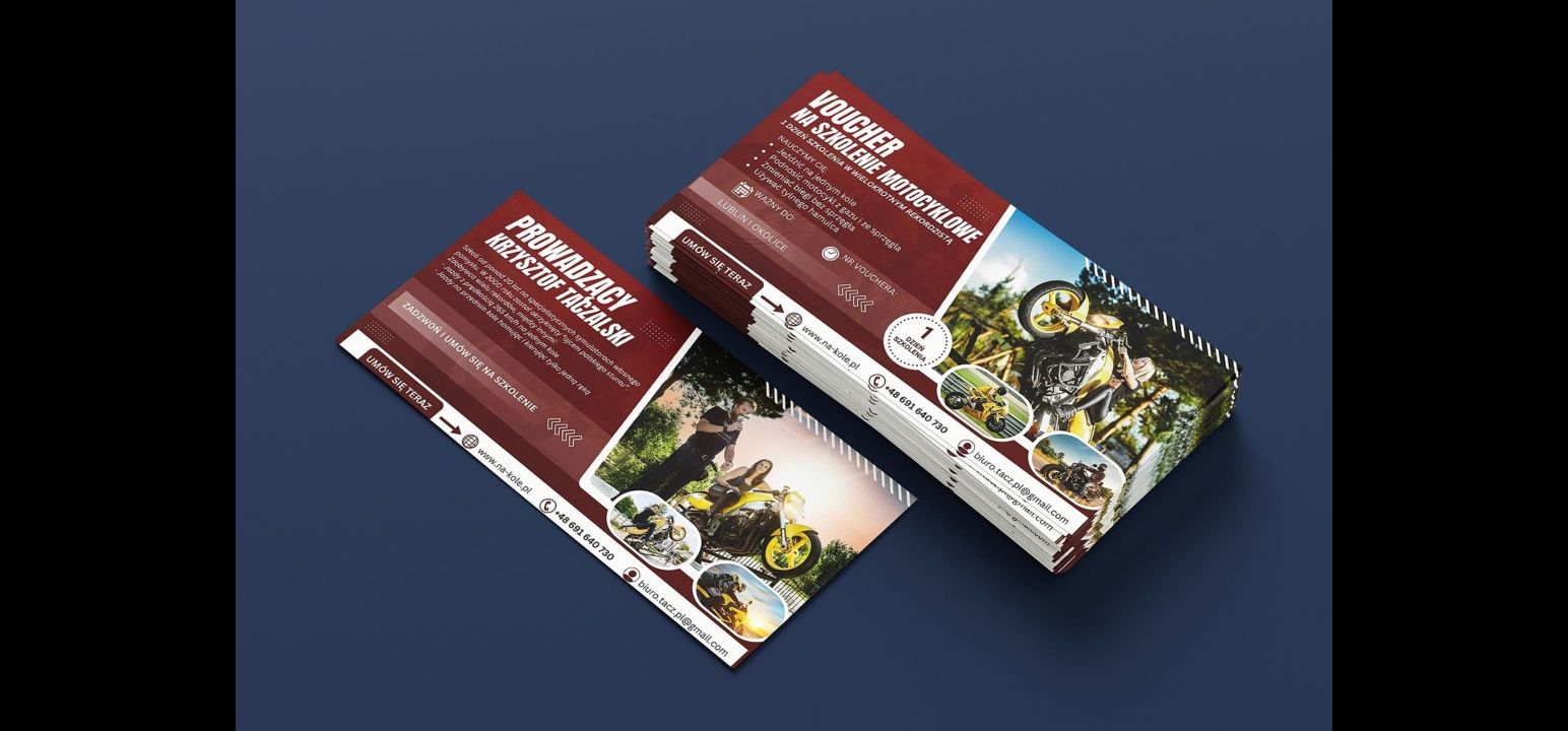 Voucher podarunkowych dla motocyklisty?