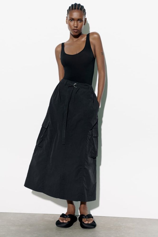 Юбка карго ZARA спідниця