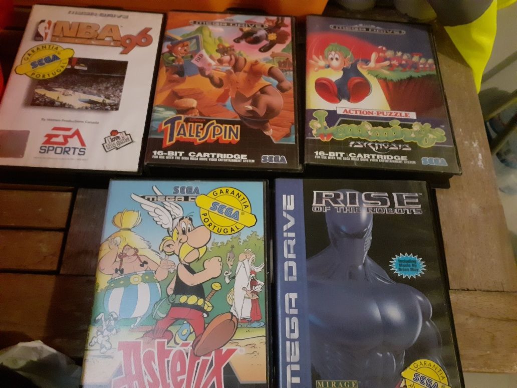 Jogos mega drive e sega saturn