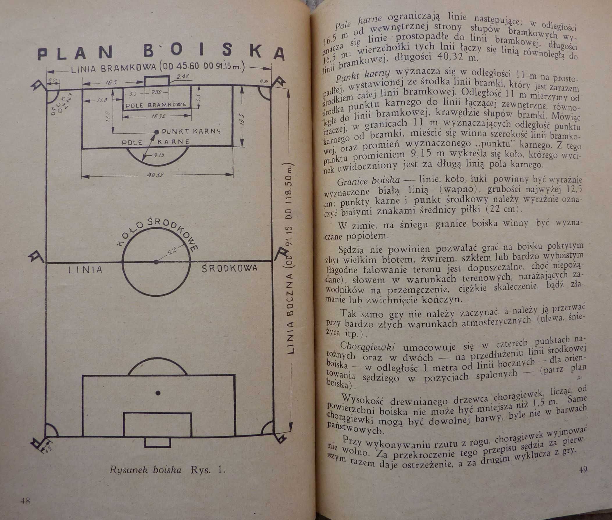 Piłka nożna - Jerzy i Tadeusz Grabowscy - 1946r.