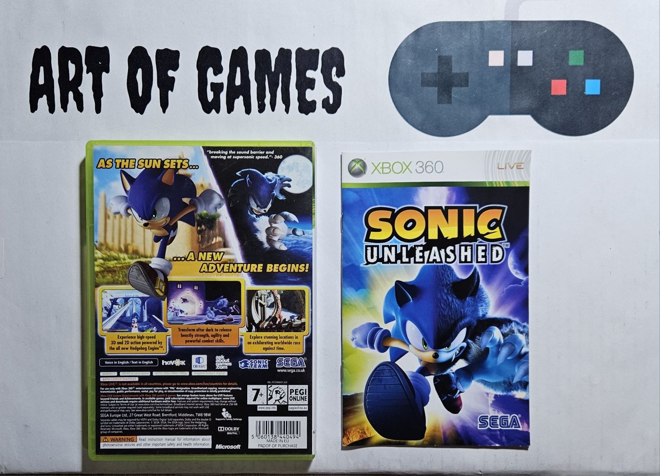 Sonic Unleashed Xbox 360 Xbox One Xbox Series X