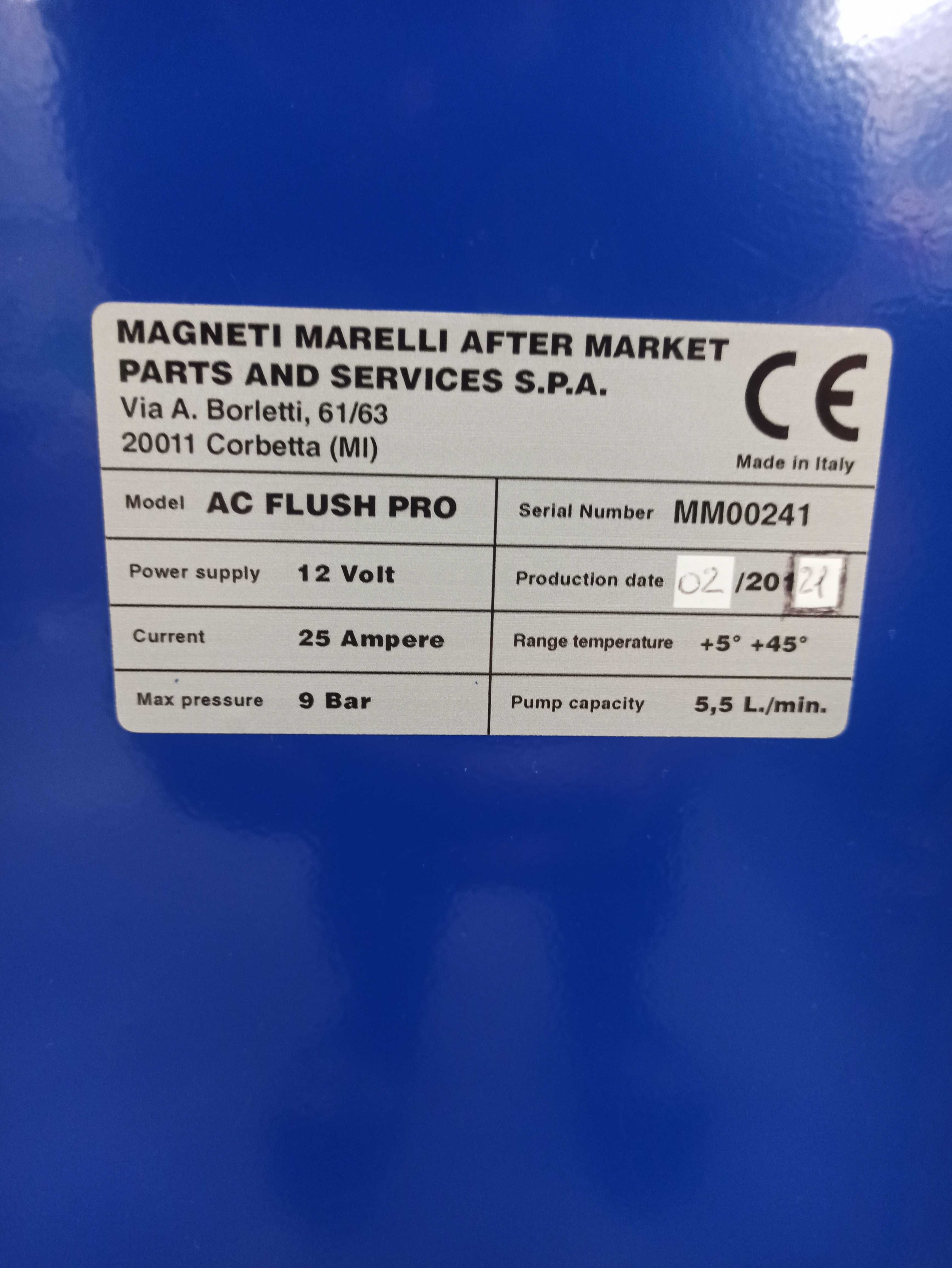 Maszyna do płukania klimatyzacji Magneti Marelli AC FLUSH PRO jak nowa