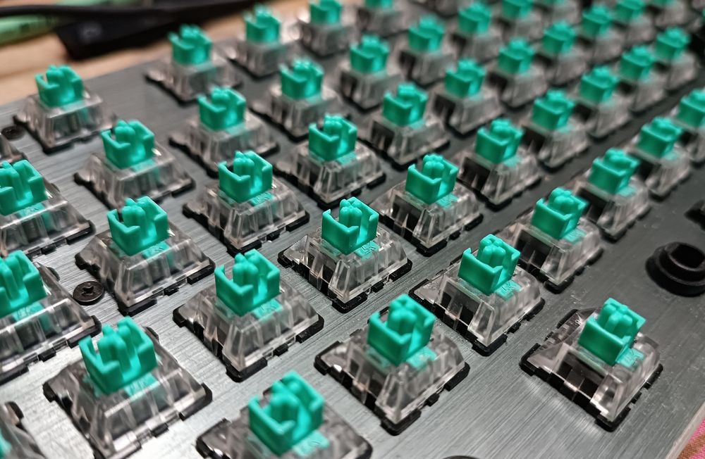 Клавиатура Bloody B760, кликающая тактильная, 100%, optical switch