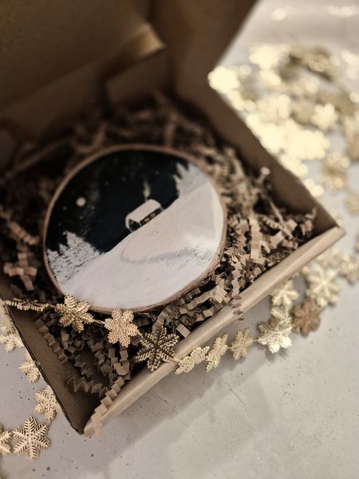 Podkładka pod kubek "Zimowy krajobraz"