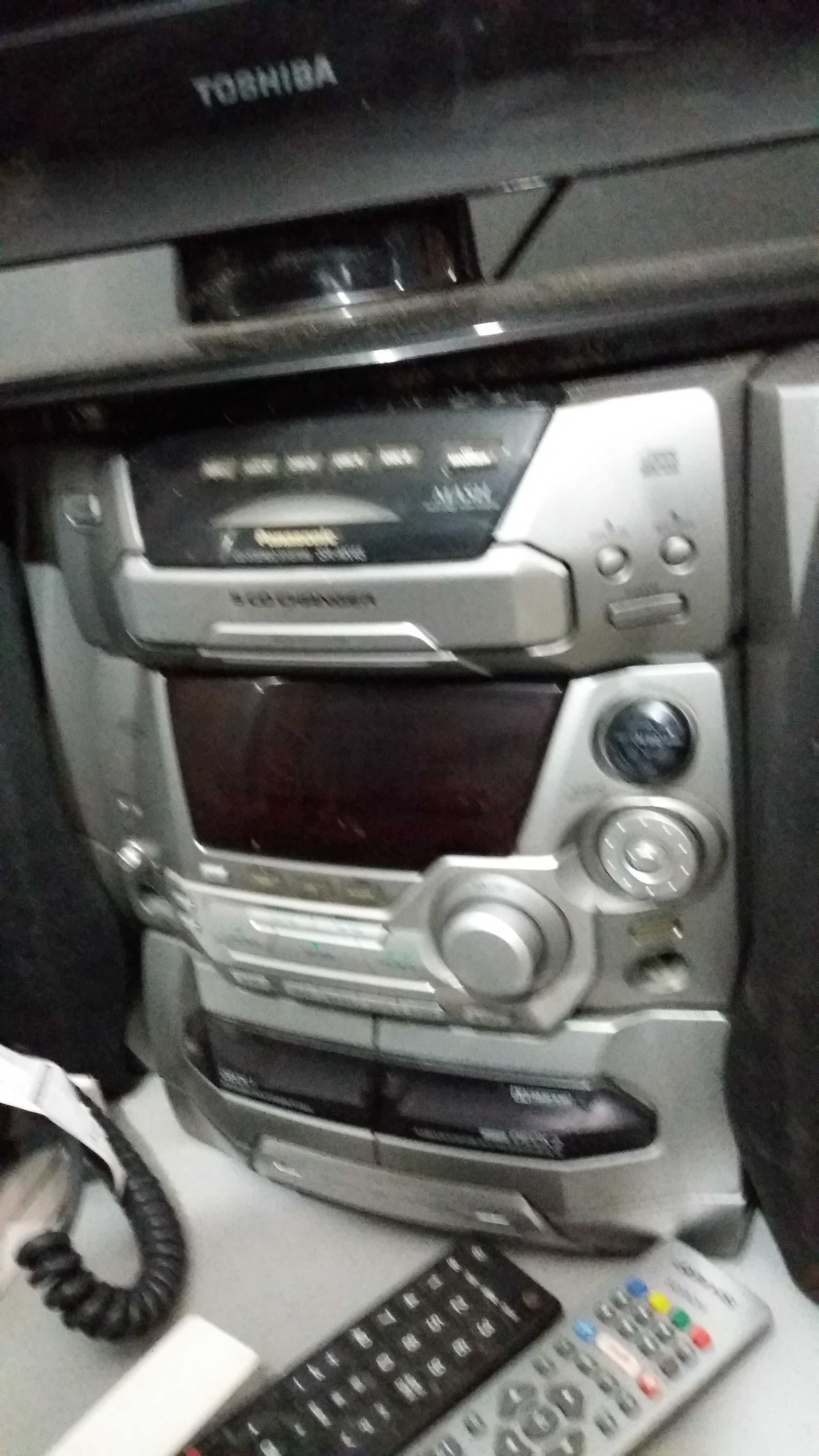 Wieża Panasonic AK-25 + Głośniki AK-45 Super Woofer + Bluetooth